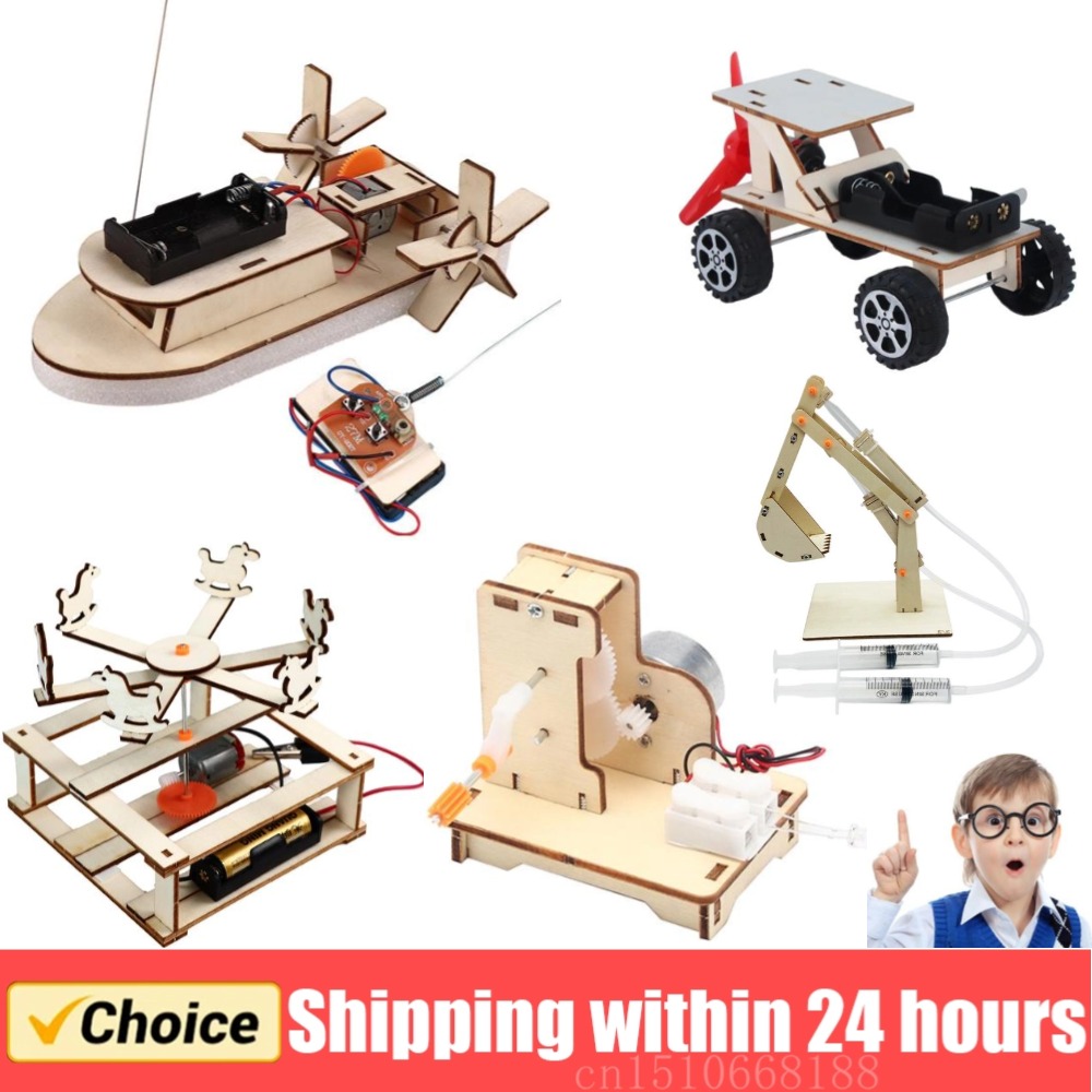Science Project Kit - DIY tekne modeli bilim oyuncaklar çocuklar