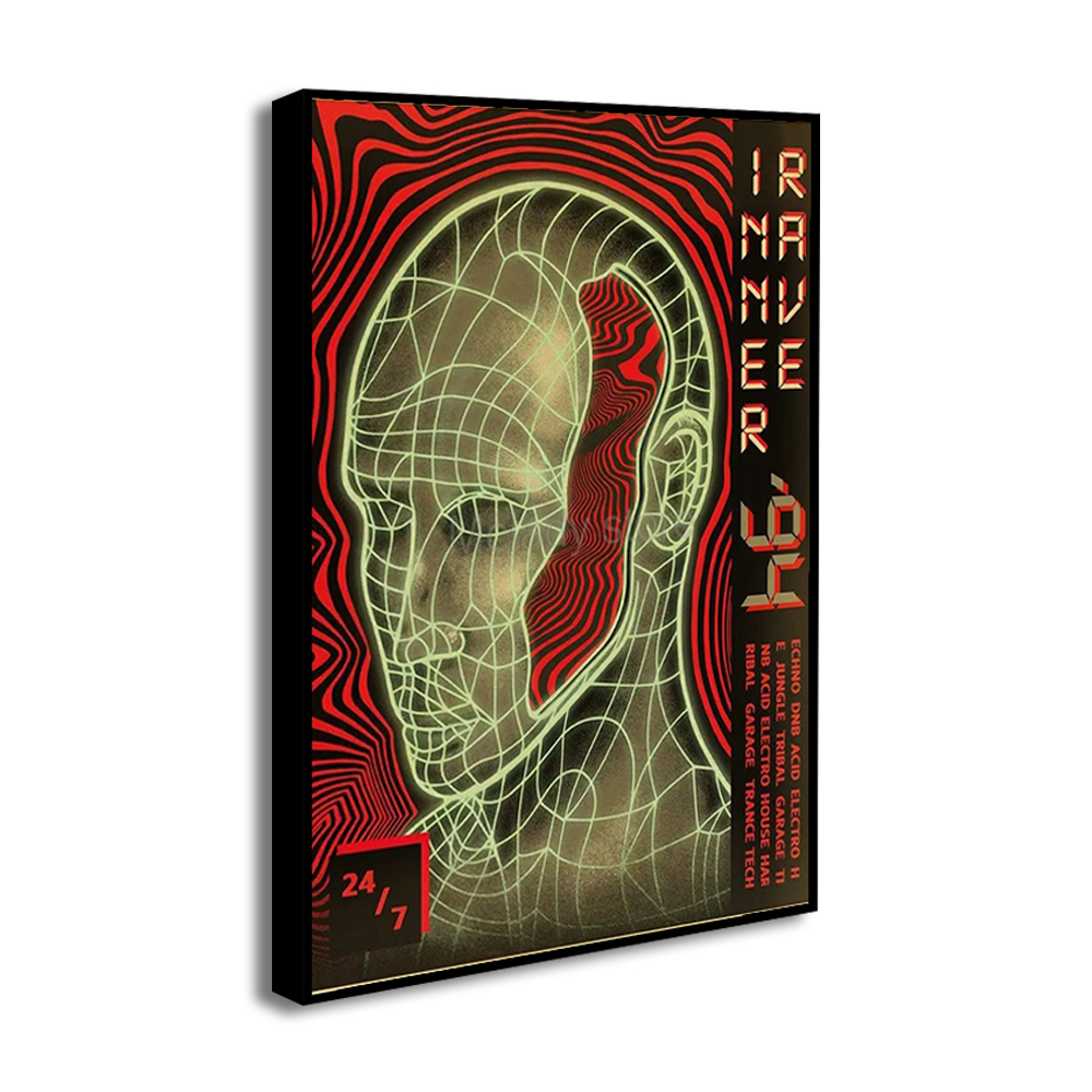 Psychedelic Asit Grafik Tuval  - Star Map Poster incelemesi ve fiyatı