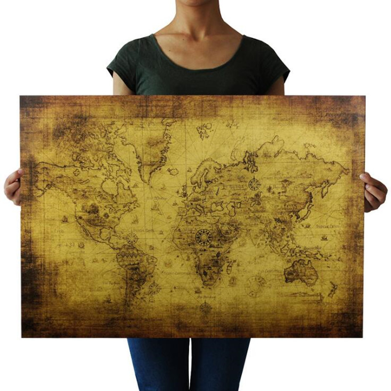 Büyük 72.5X51.5cm Vintage eski - Star Map Poster incelemesi ve fiyatı